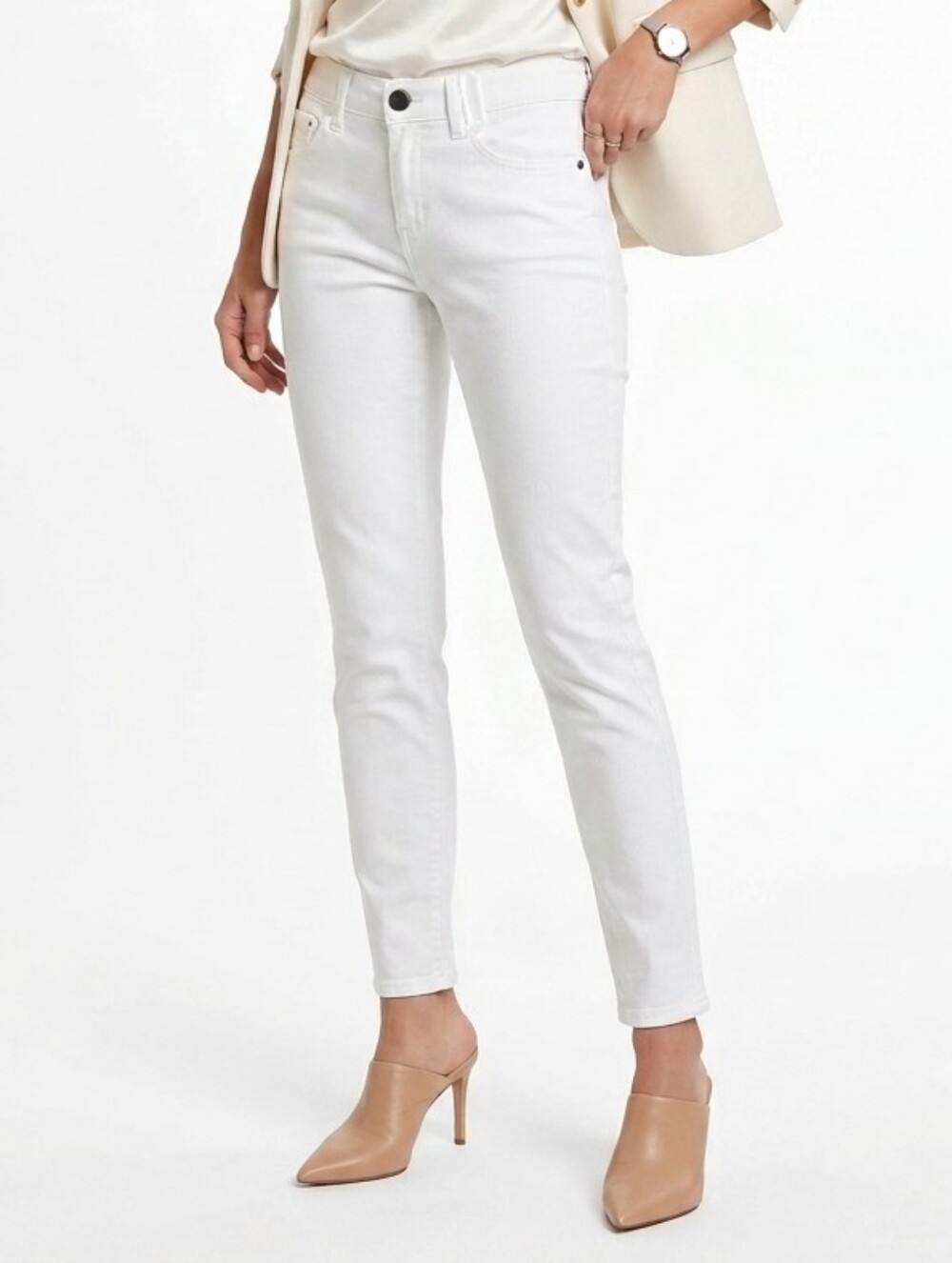 Democracy White Women’s Skinny Jeans 6